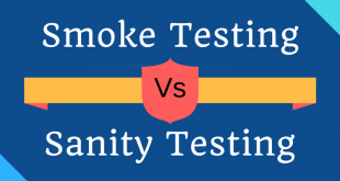 Difference Between Smoke And Sanity Testing
