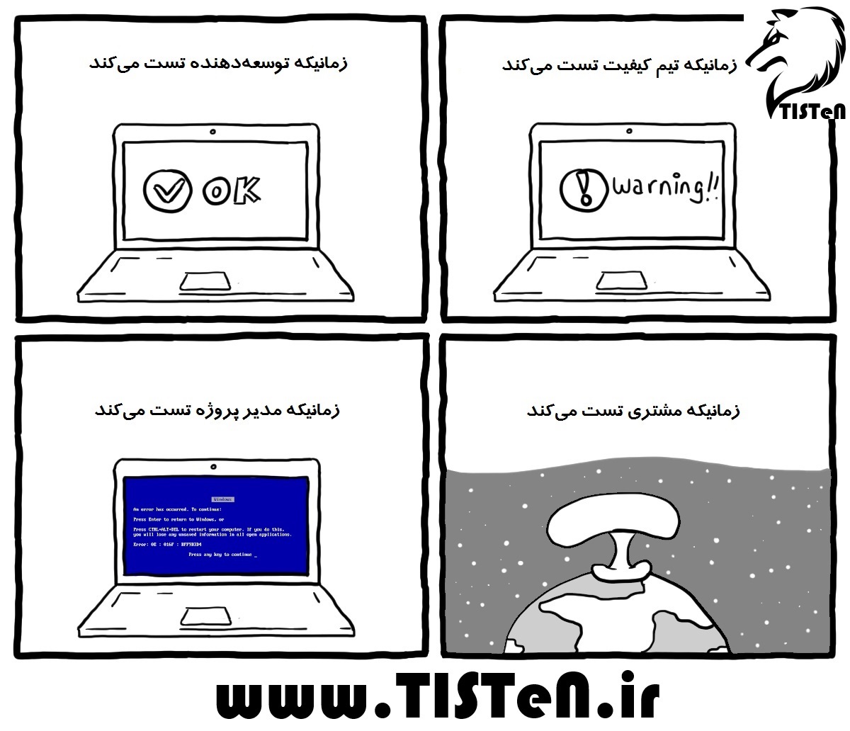 اندر احوالات مراحل تست!!!