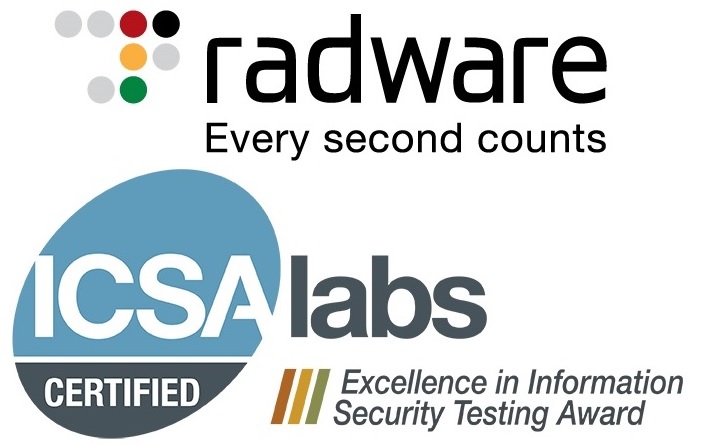Excellence In Information Testing Award For Radware